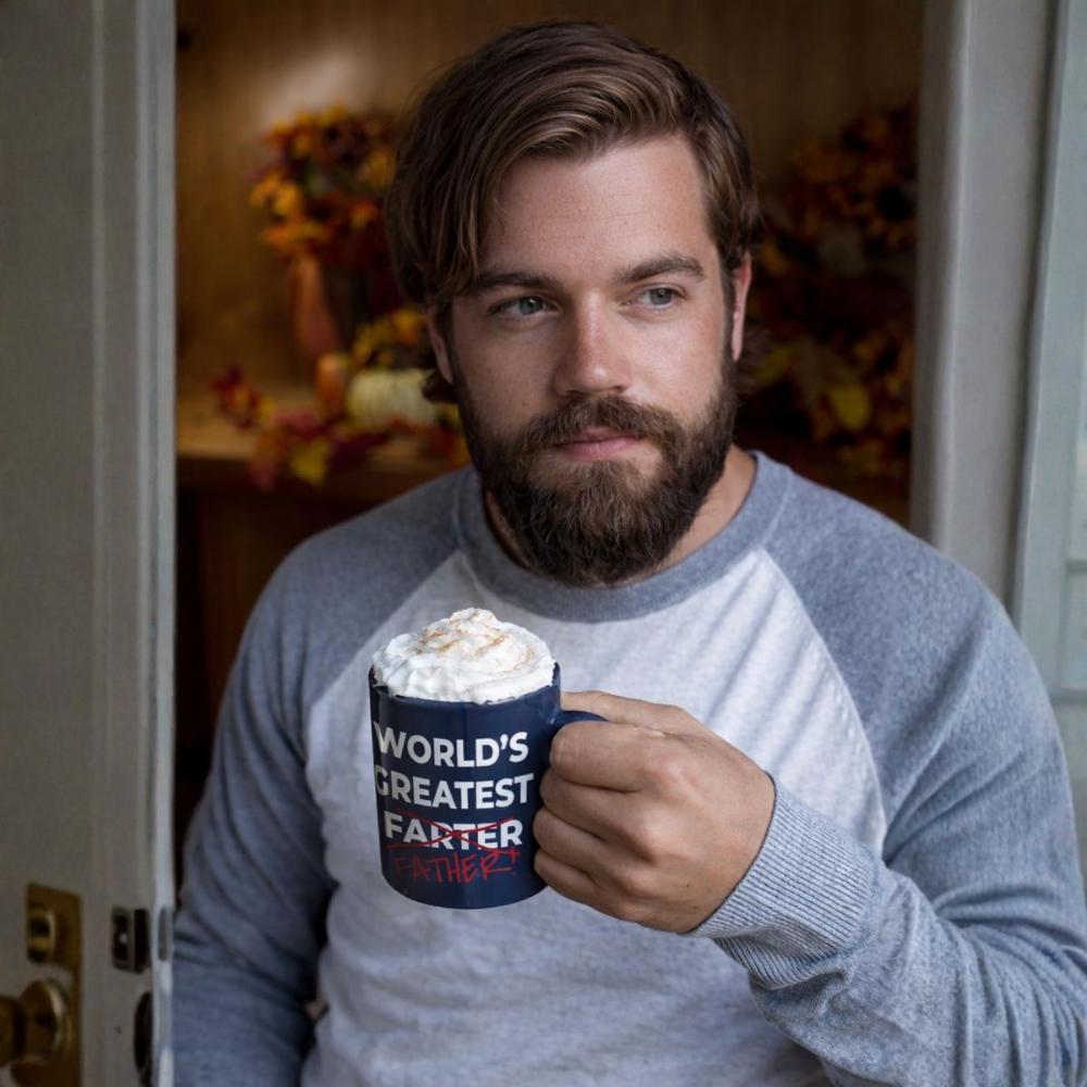 Ceramic Funny Best Farter Ever Coffee Mug for Dad Novelty Drinkware