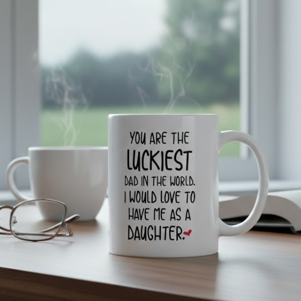 11 oz Ceramic Funny Dad Coffee Mug From Daughter Novelty Drinkware