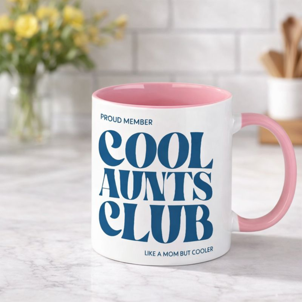 11 oz Ceramic Cool Aunt Coffee Mug Fun Drinkware 1pc