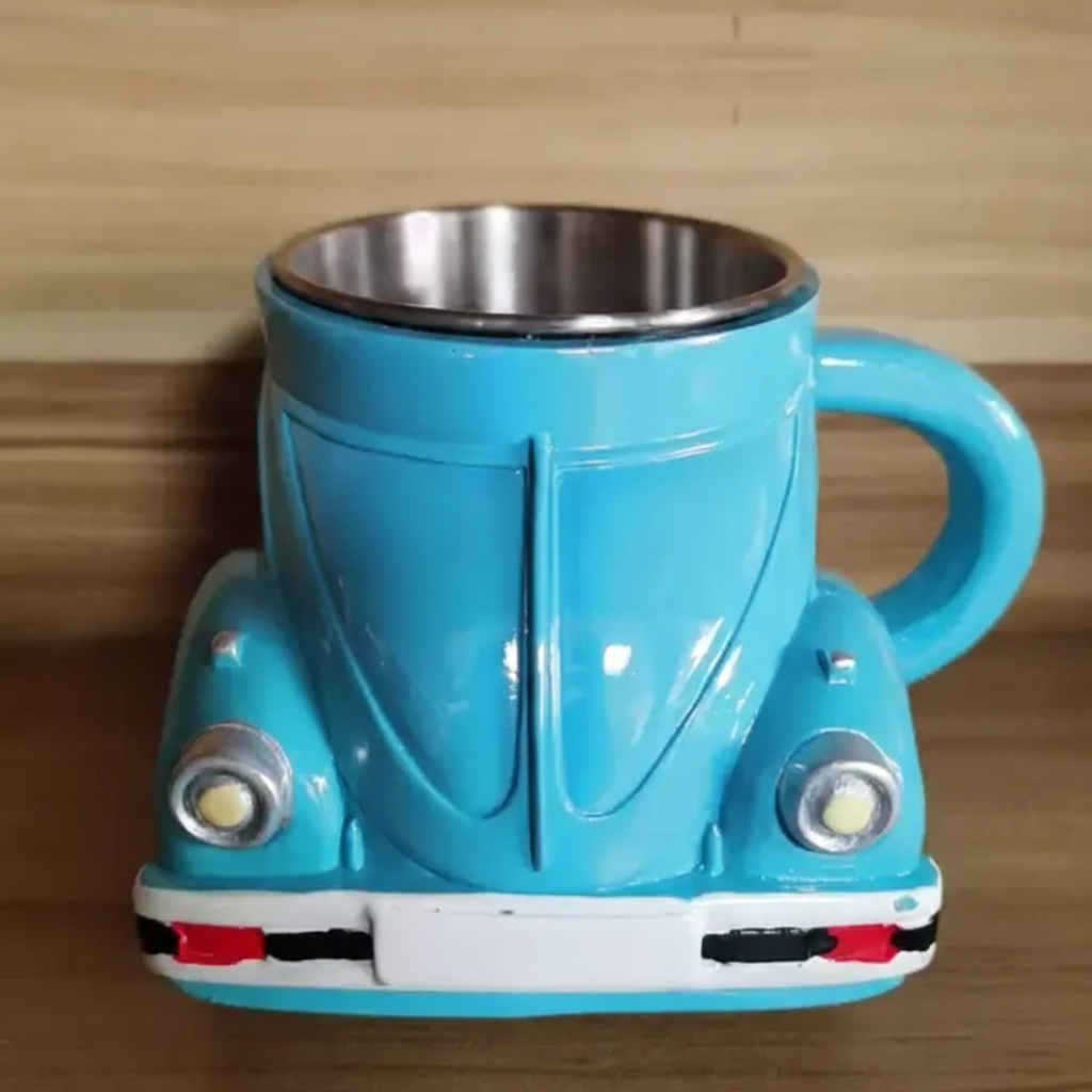 Charming Beetle Car Stainless Steel Coffee Mug