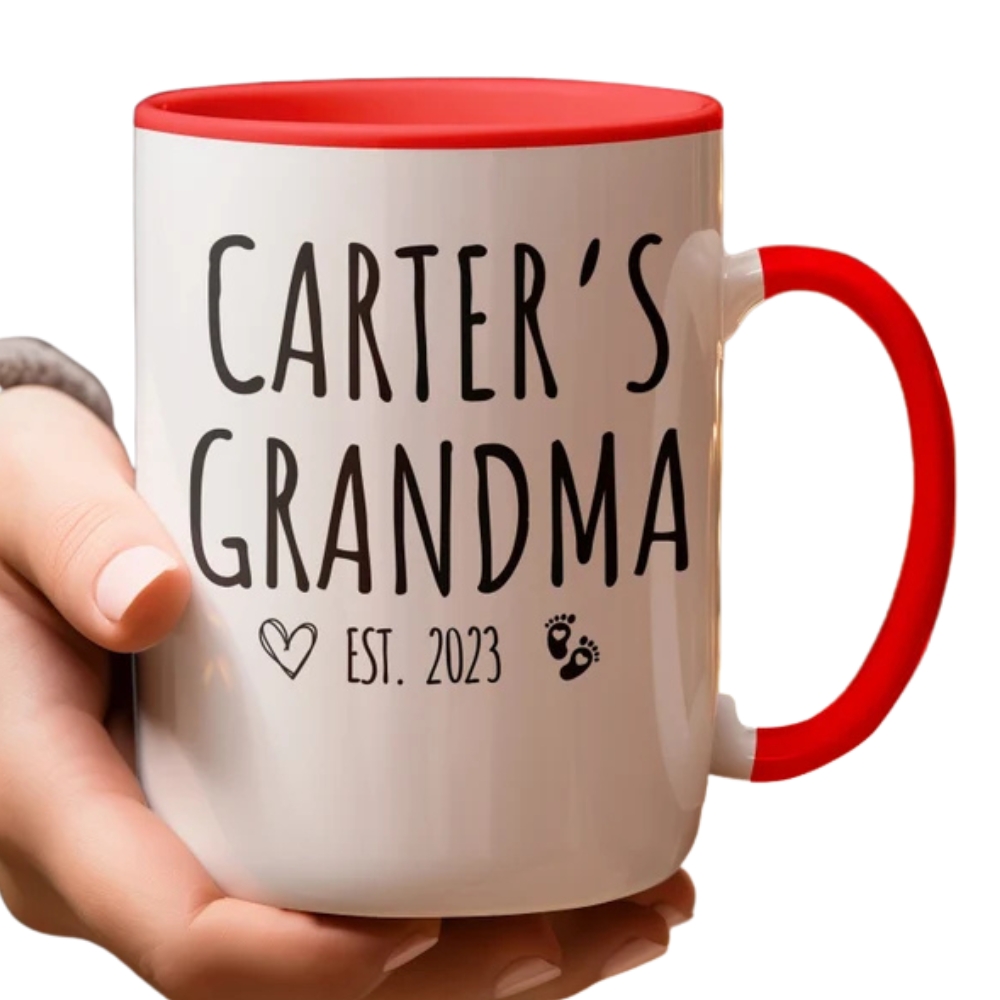 Custom Grandma Mug, Name Mug, Grandma Gifts, Mug
