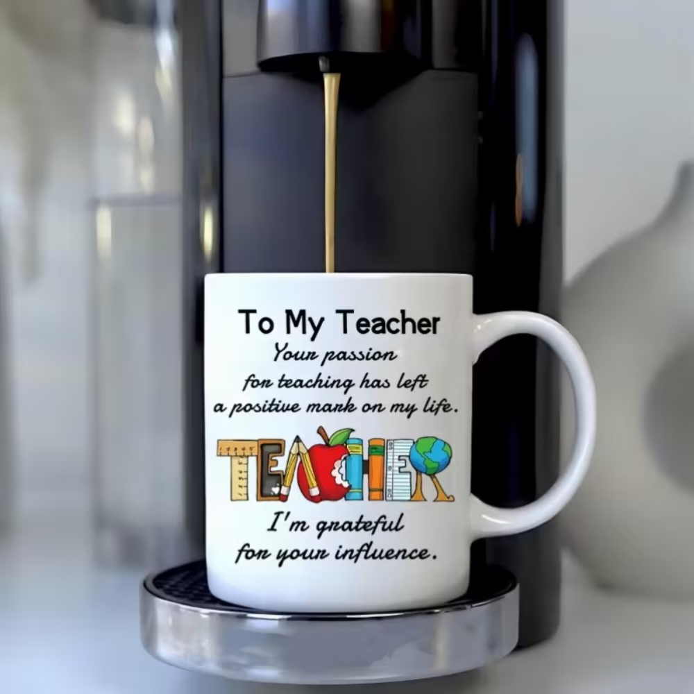 Ceramic Teacher Appreciation Coffee Mug 