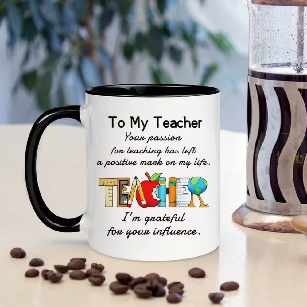 Ceramic Teacher Appreciation Coffee Mug