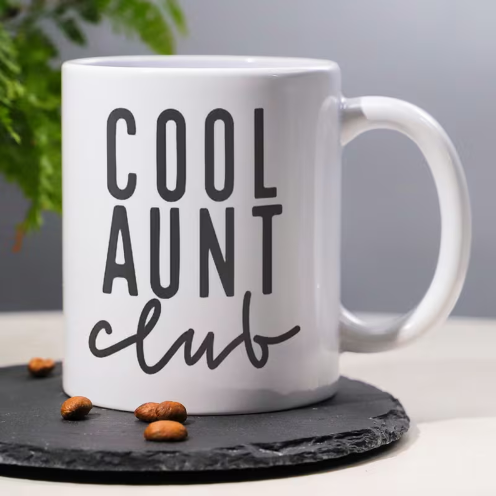 11 oz Ceramic Cool Aunts Club Coffee Mug Aunt Drinkware