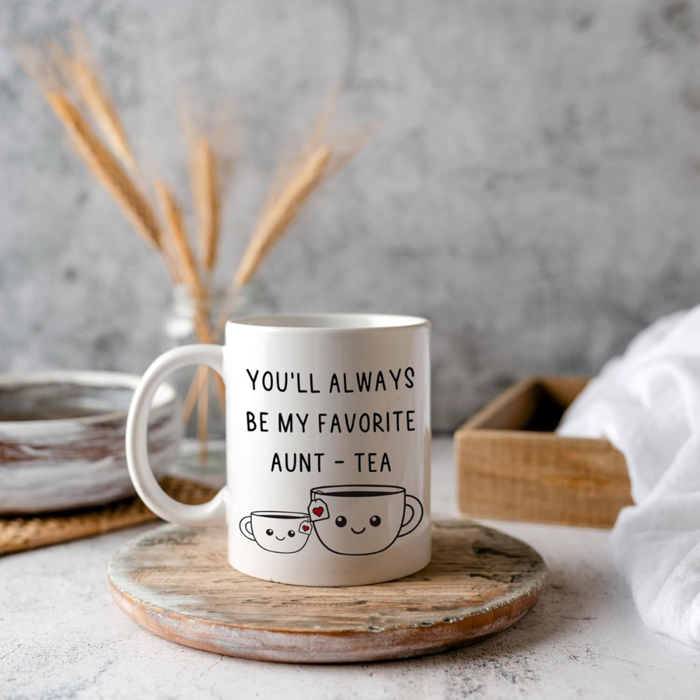 11 oz Ceramic Aunt Tea Funny Coffee Mug Aunt Drinkware