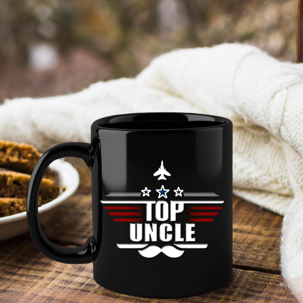 11 oz Ceramic Top Uncle Coffee Mug Drinkware