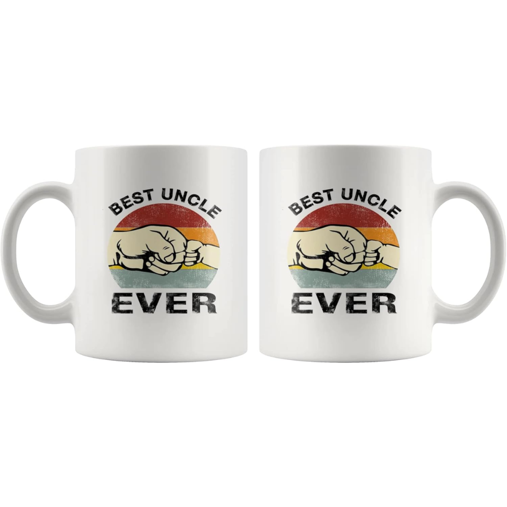 Ceramic Best Uncle Ever Coffee Mug Funny Novelty Drinkware