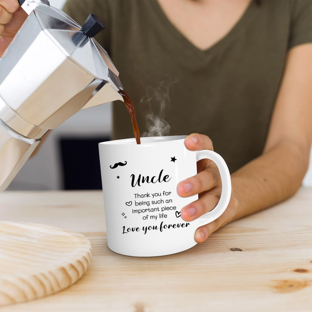 11 oz Ceramic Thank You Uncle Coffee Mug Gift Drinkware