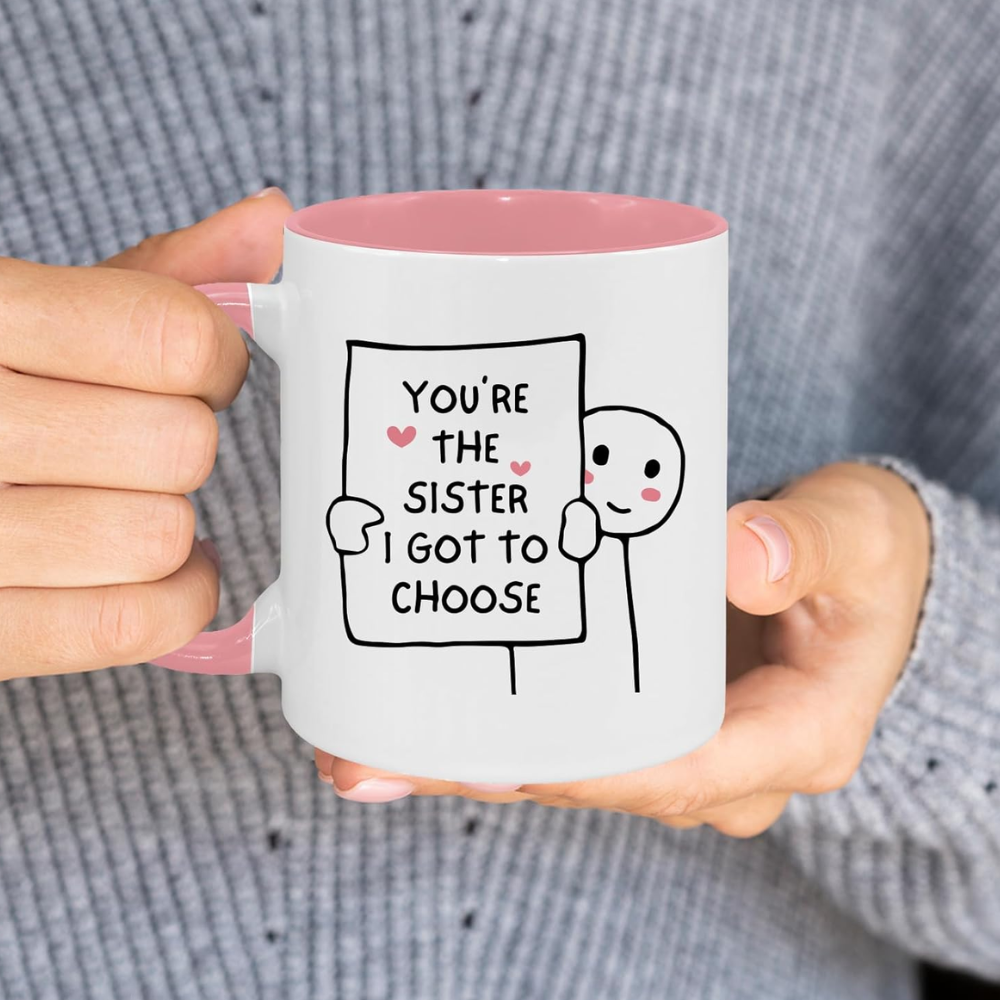 Sister Coffee Mug 11 Oz Sisters Valentines Day, Birthday Gift from Sisters Christian Gifts for Women