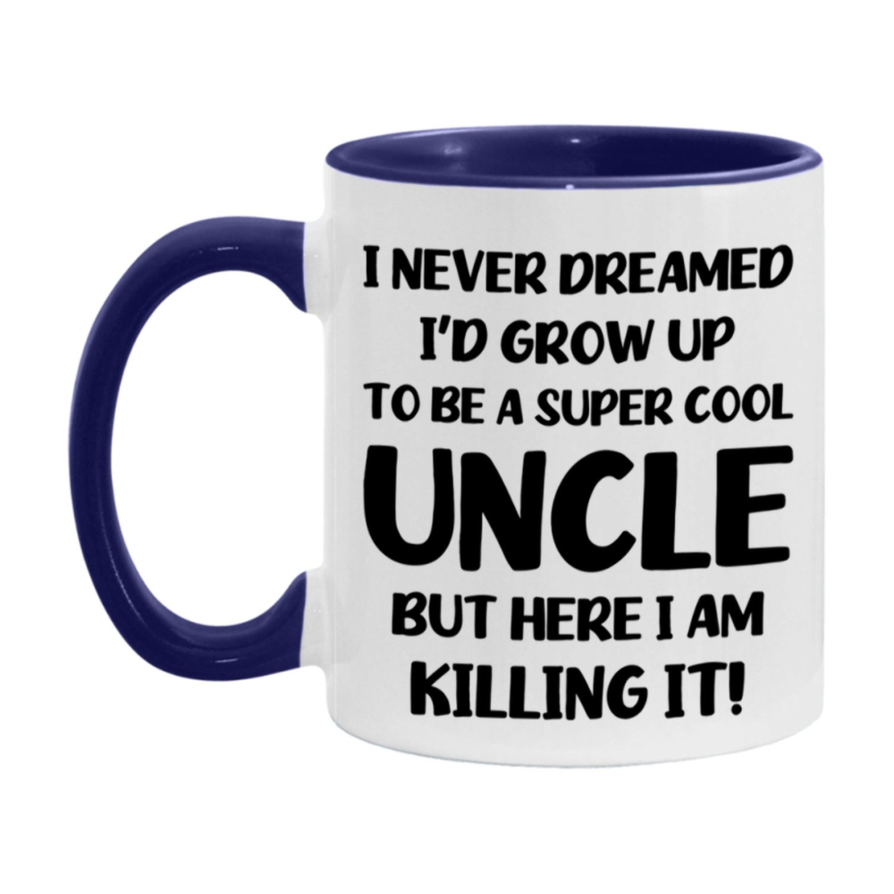 Ceramic Super Cool Uncle Coffee Mug Funny Quote Drinkware
