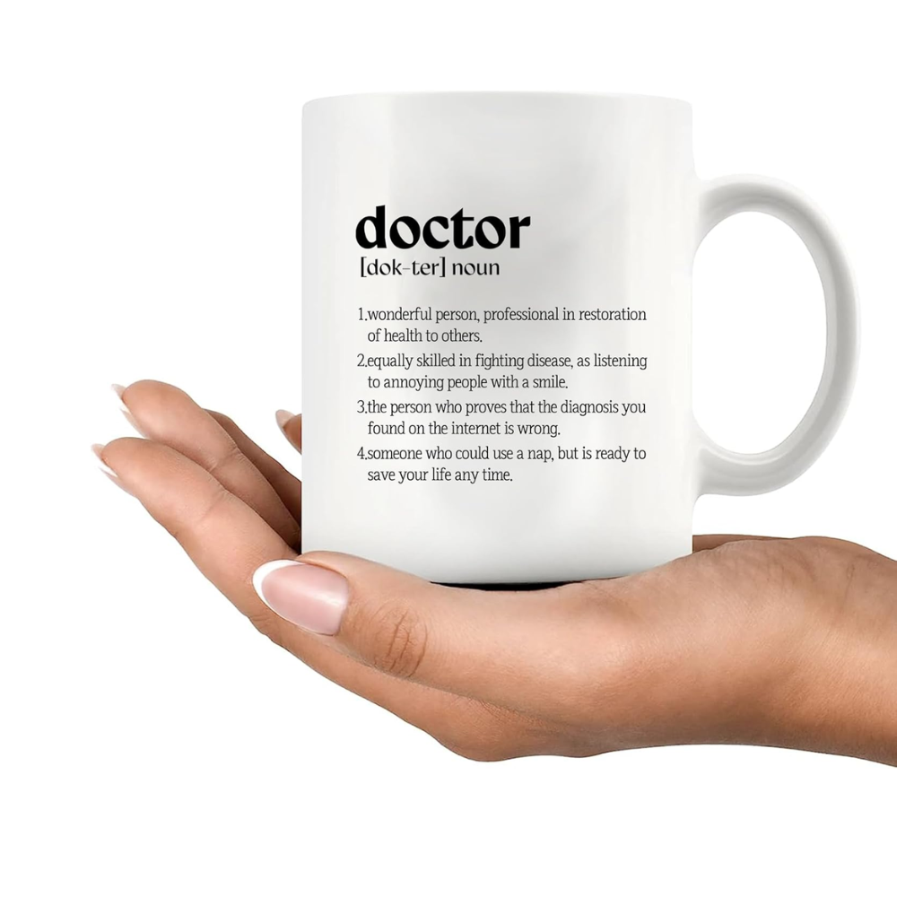 11 oz Ceramic Doctor Definition Coffee Mug Graduation Drinkware