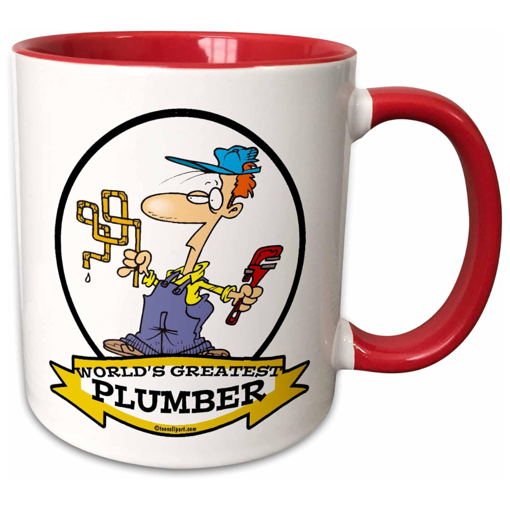 3dRose Funny Worlds Greatest Plumber