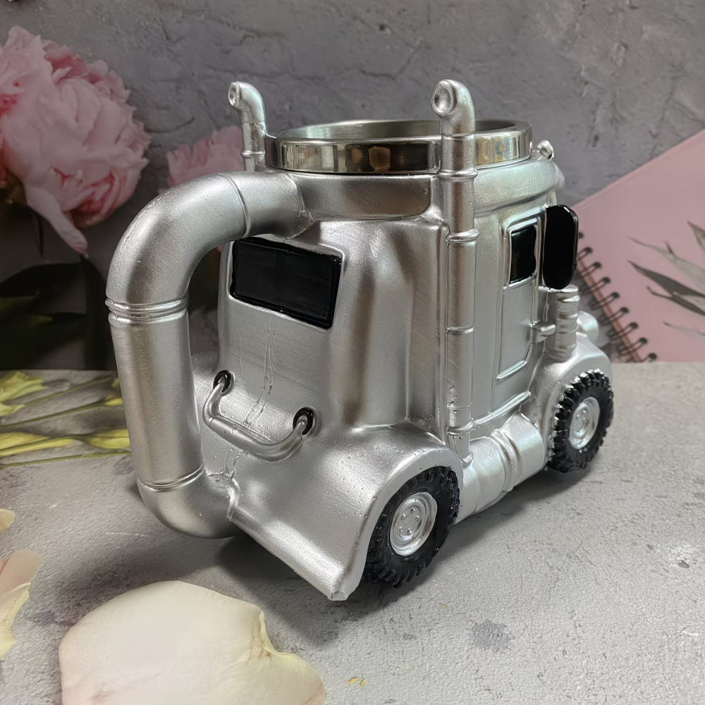 Truck Shaped Resin Coffee Mug for Home Decor