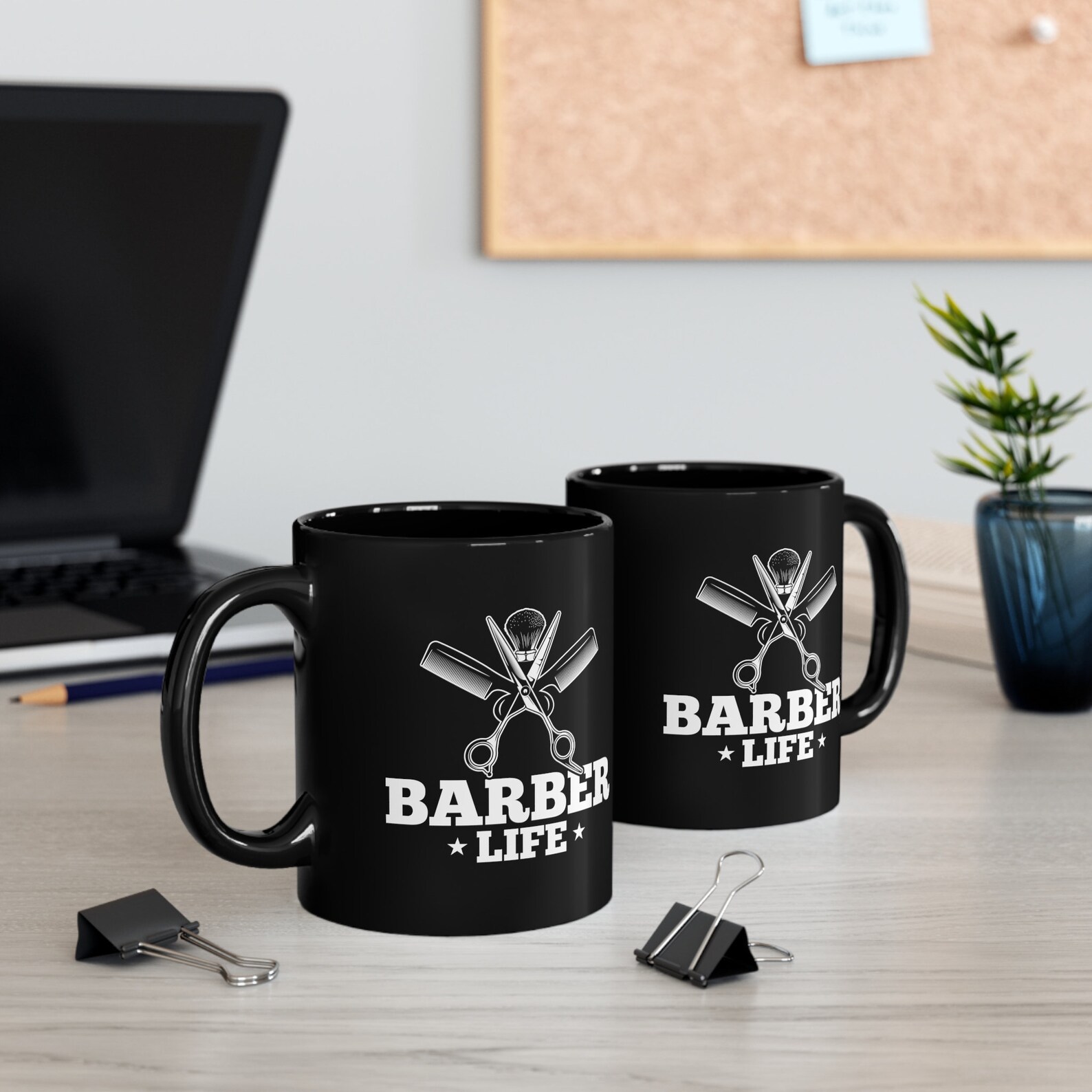 Funny Barber Life Coffee Mug Barber Theme Gift Coffee Cup