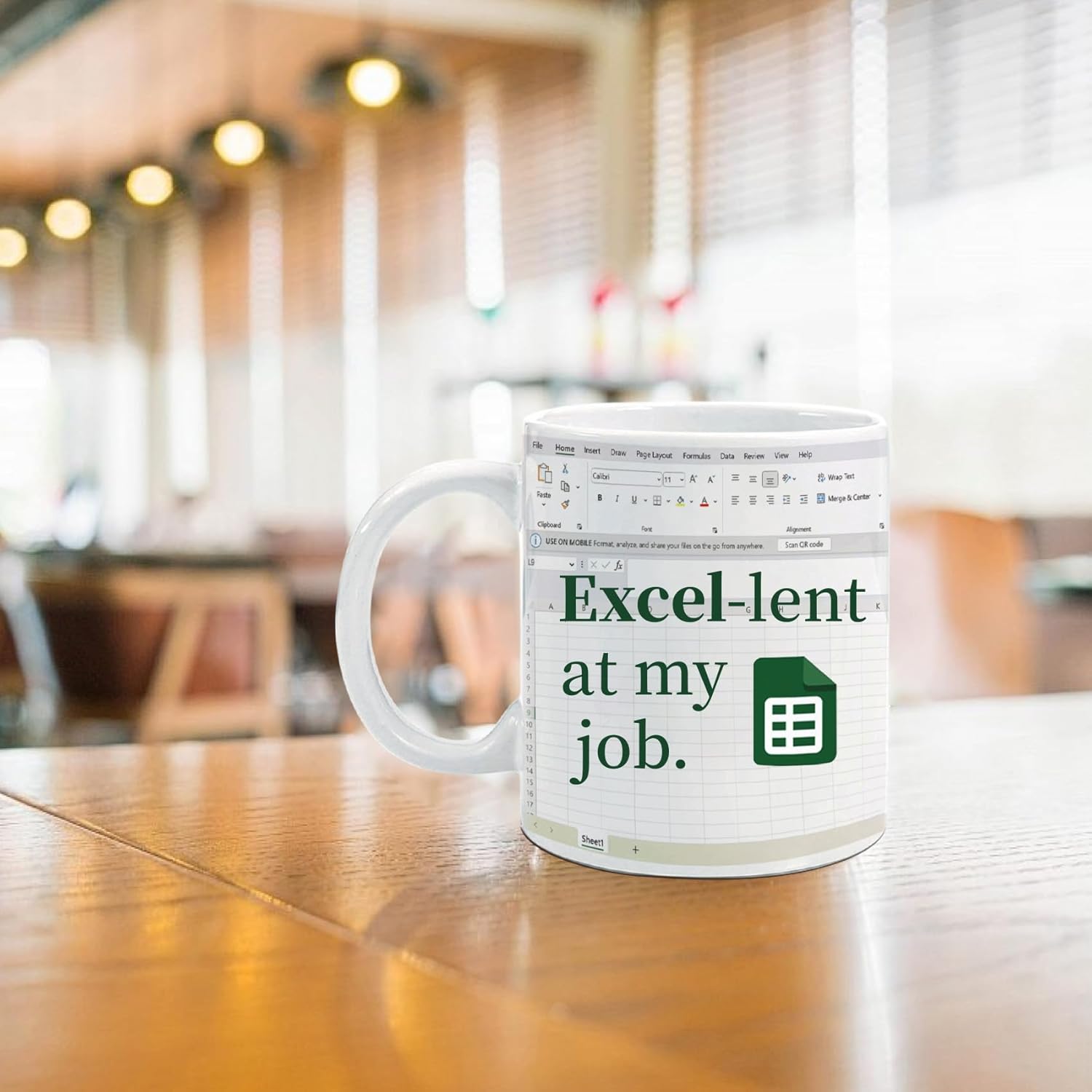 Spreadsheet Humor Accountant Coffee Mug Finance Professional Gift