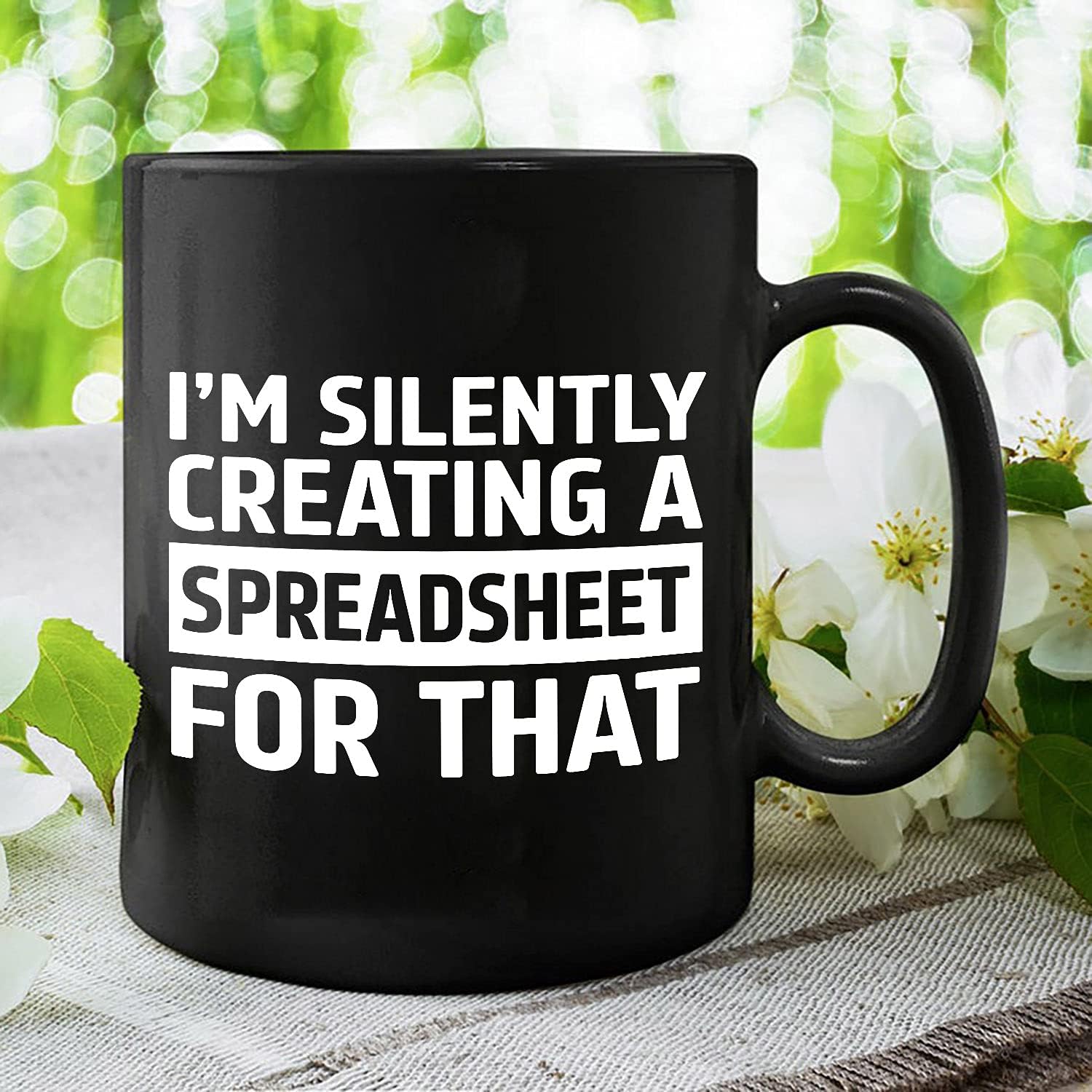 Spreadsheet Humor Accountant Gift Coffee Mug