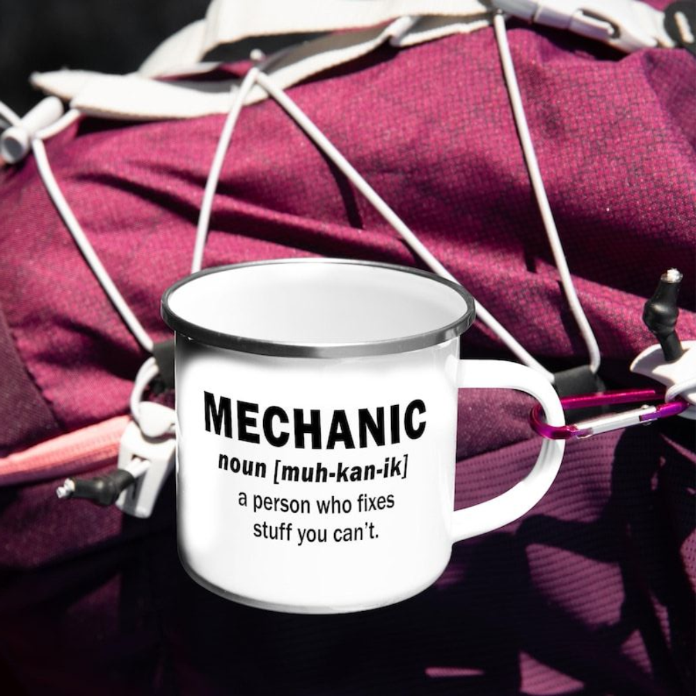 Mechanic Definition Coffee Mugs, Mugs for Auto Repair, Unique Gifts for Car Mechanics, Coffee Mugs for Gearheads, Mechanic Humor Mug for Men