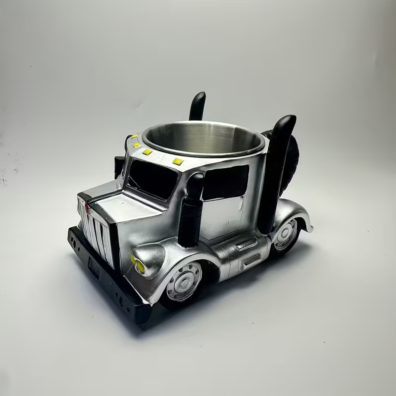 Mugs Coffee Cups Handcrafted Truck Shaped Coffee Cup Reusable ABS Plastic