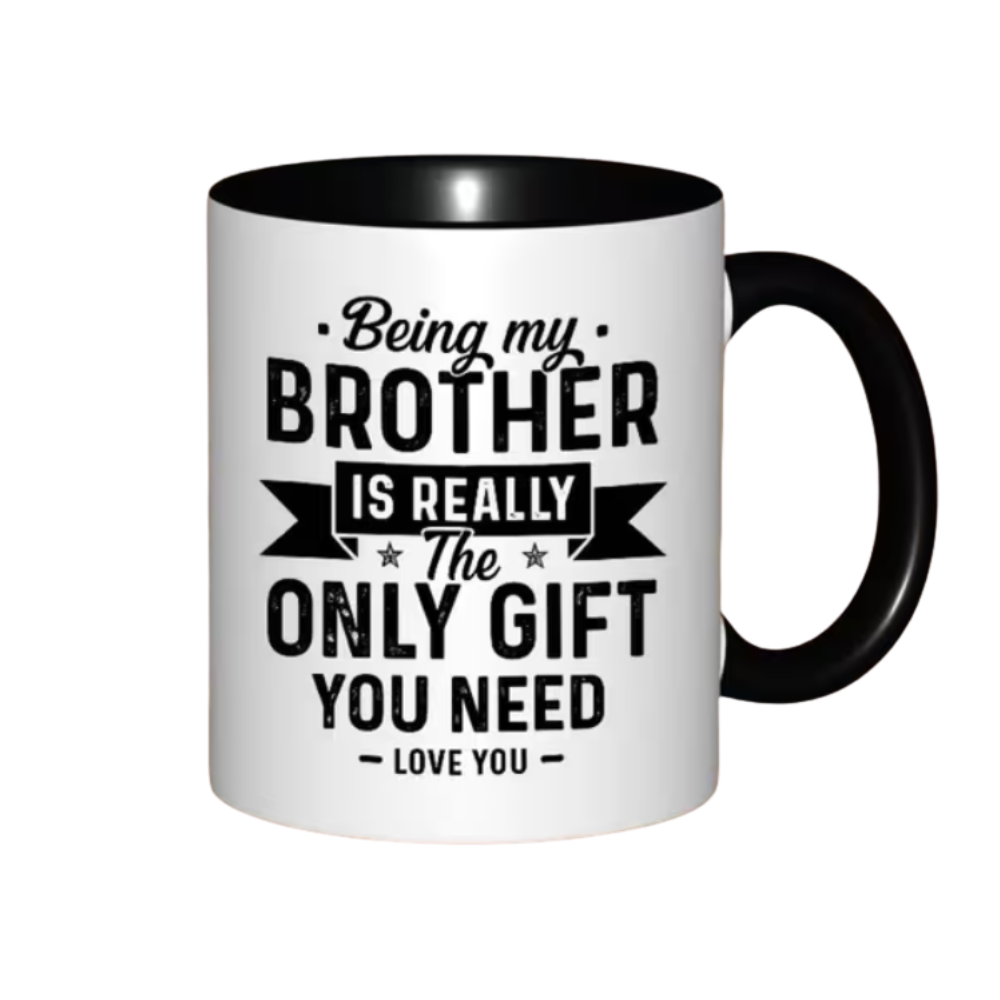 Brother Appreciation Quote Print 11oz Ceramic Coffee Mug