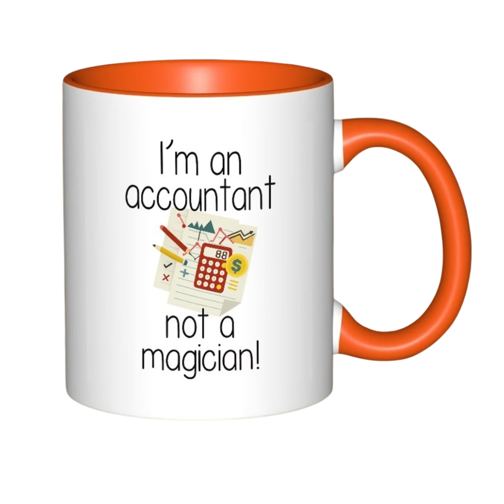 I Am An Accountant Not A Magician Printed Mug