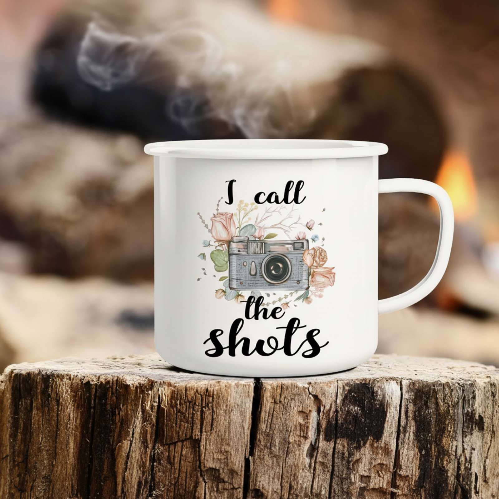 I Call The Shots Text Printed 16 Oz Funny Photography Coffee Mug