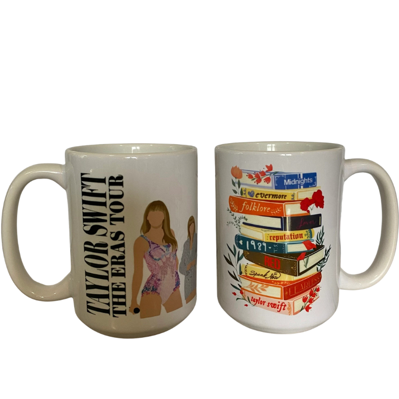 TS Inspired Graphic Print 15oz Ceramic Coffee Mug