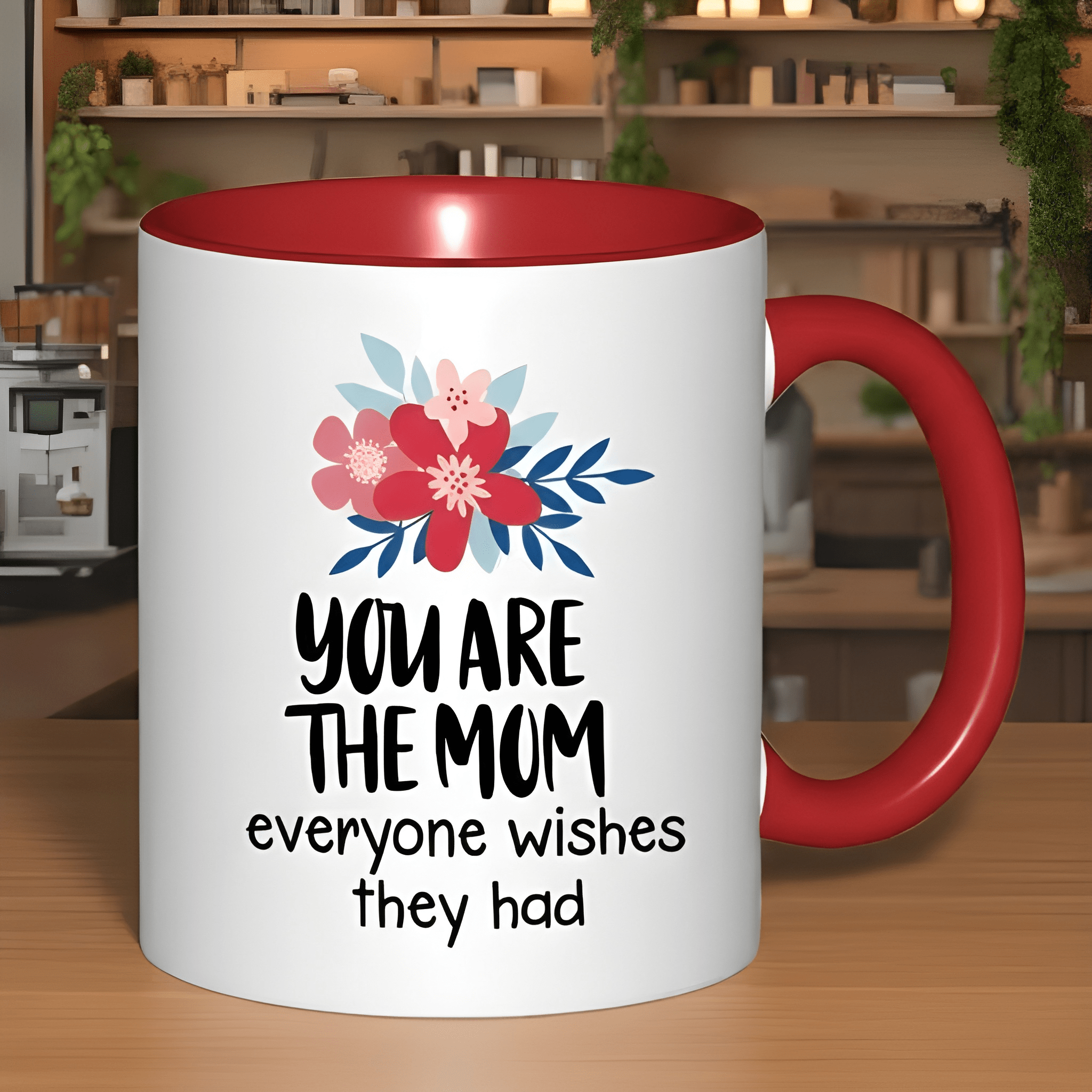 Ceramic Coffee Mug With Floral You Are The Mum Design Mothers Day Gift