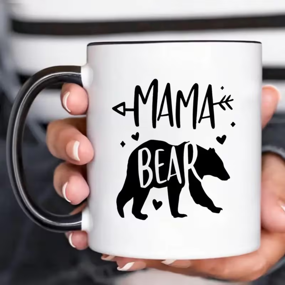 1 Piece 11Oz Ceramic Coffee Mug Mama Bear Mothers Day Cup