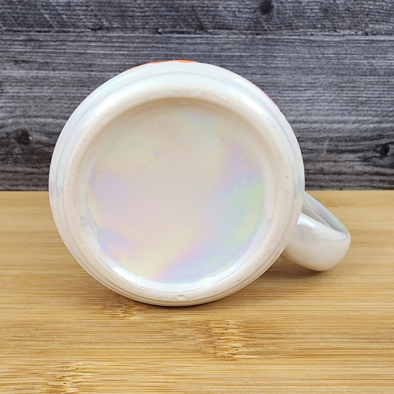 18oz Ceramic Mug With Embossed Floral Design For Mom