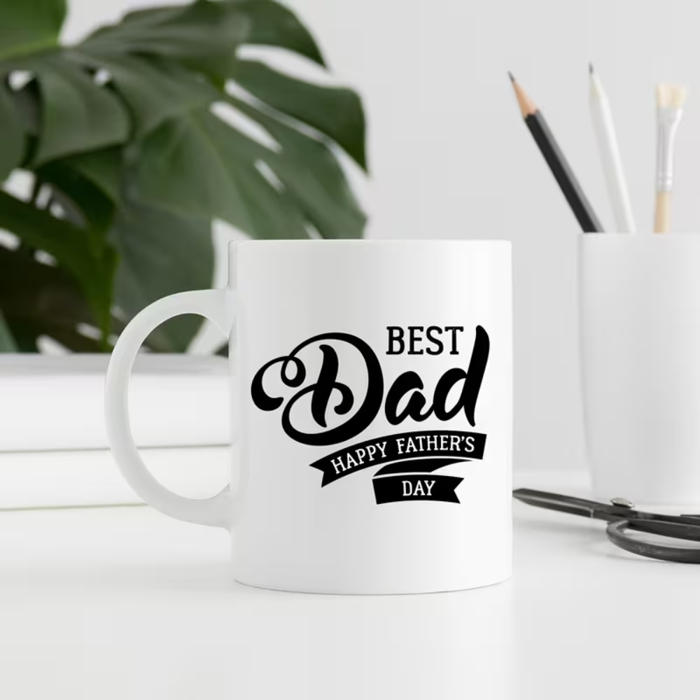 11 oz Ceramic Best Dad Ever Coffee Mug Drinkware