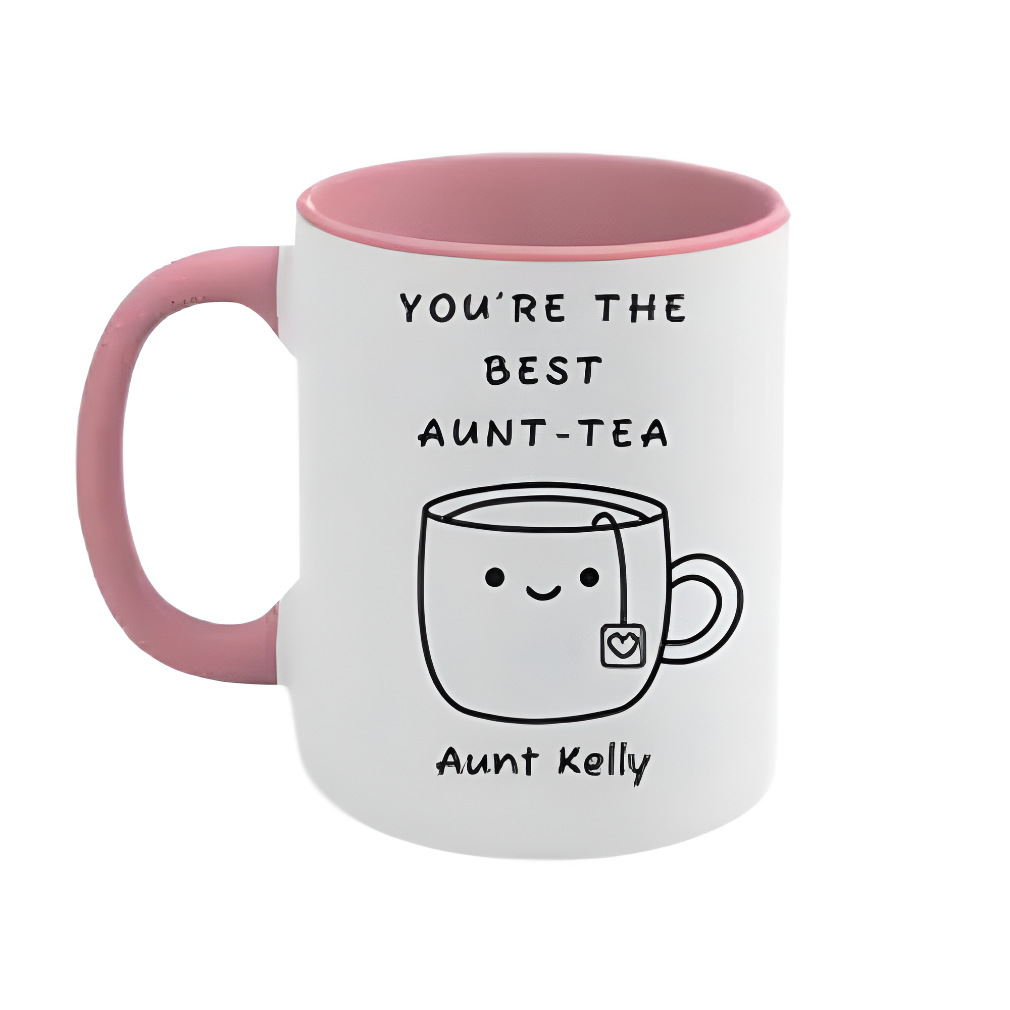 Personalized Aunt Mug With Double Sided Print