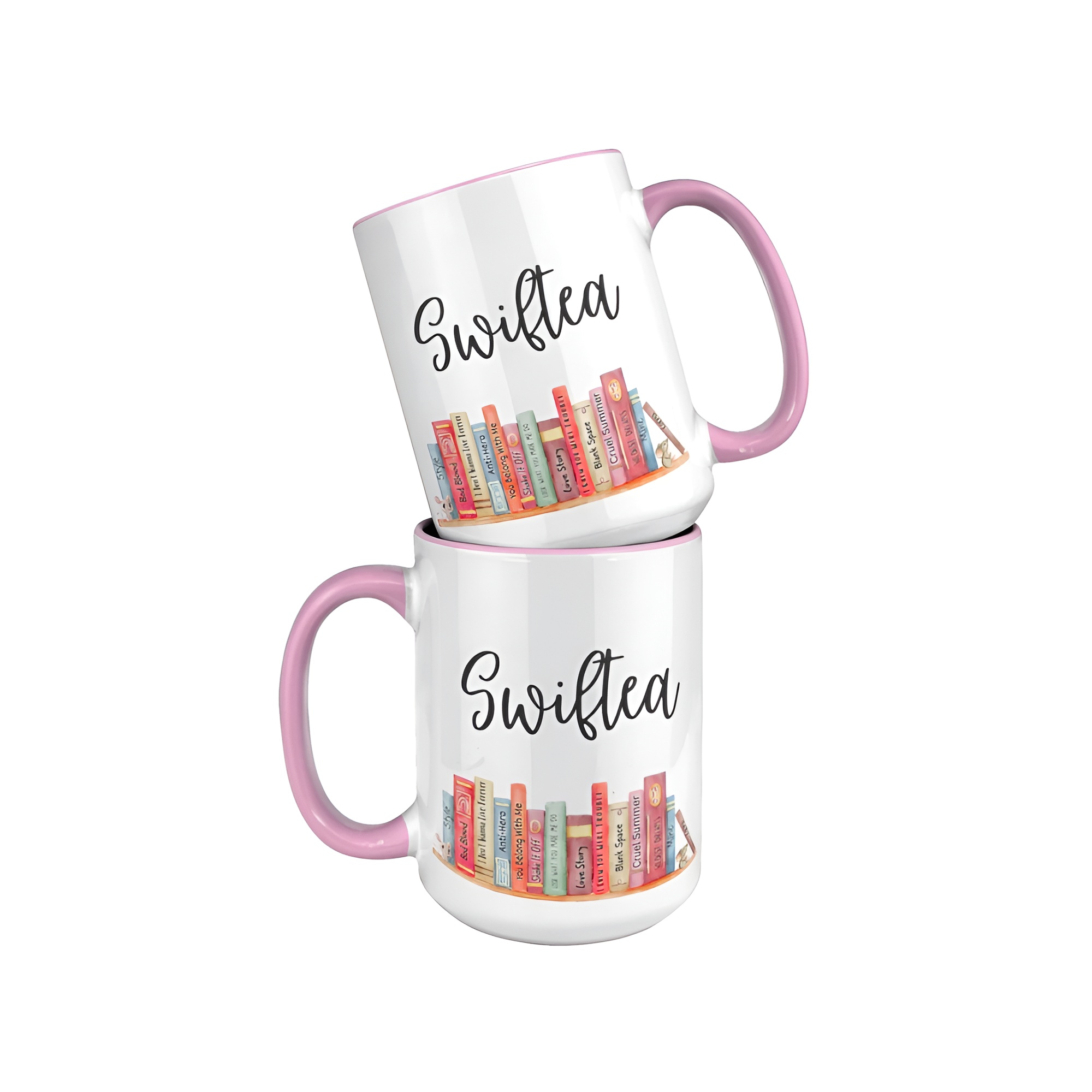 Swiftea Printed Ceramic Mug Colored Interior
