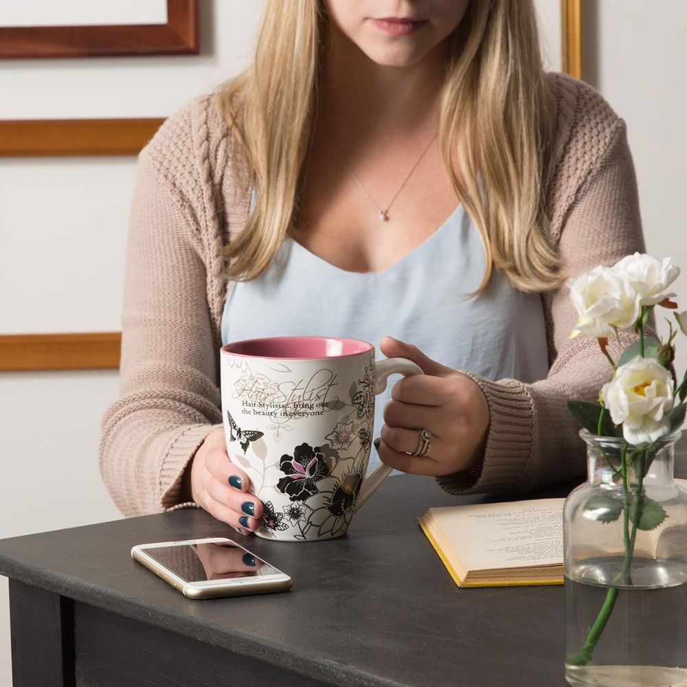 Mark My Words Hair Stylist Mug, 4-3/4-Inch, 20-Ounce Capacity