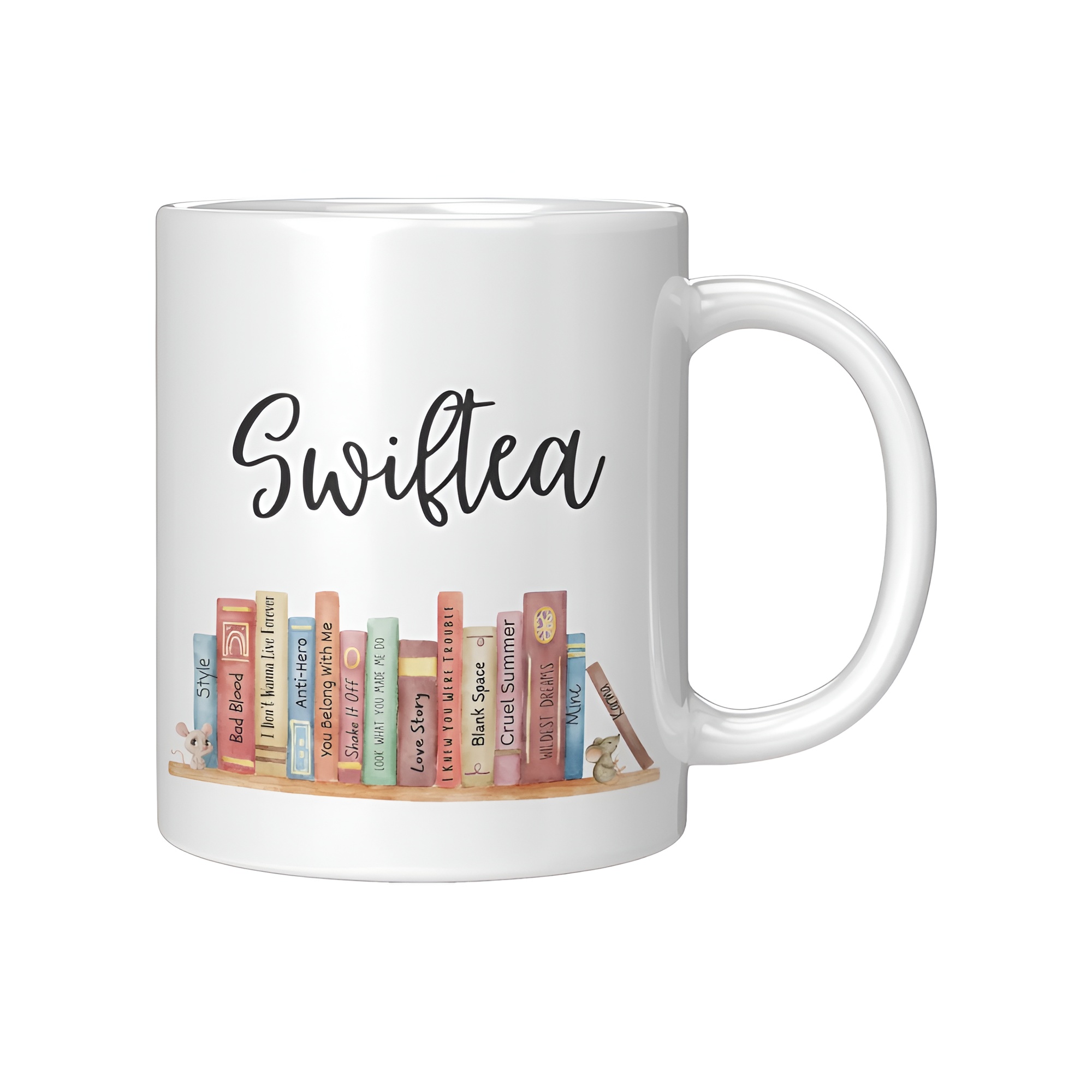 Swiftea Printed Ceramic Mug Colored Interior