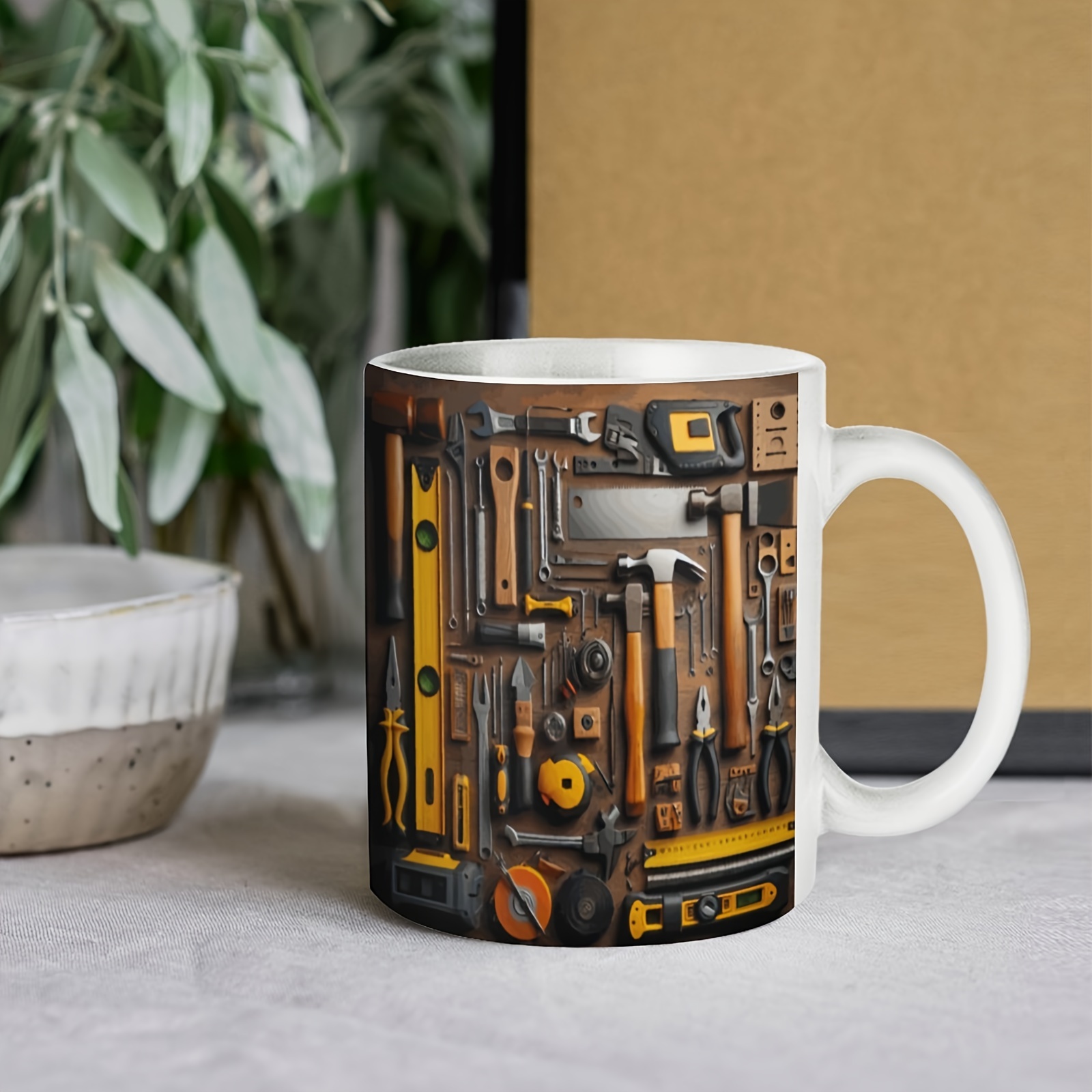 This 11 Ounce Ceramic Tool 3D Printed Coffee Mug Is an Insulated
