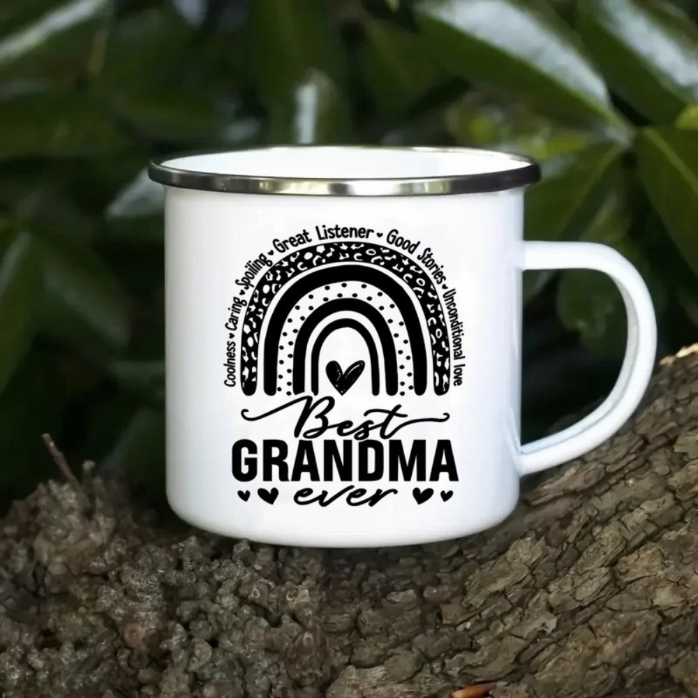 Grandma'S Enamel Mug 