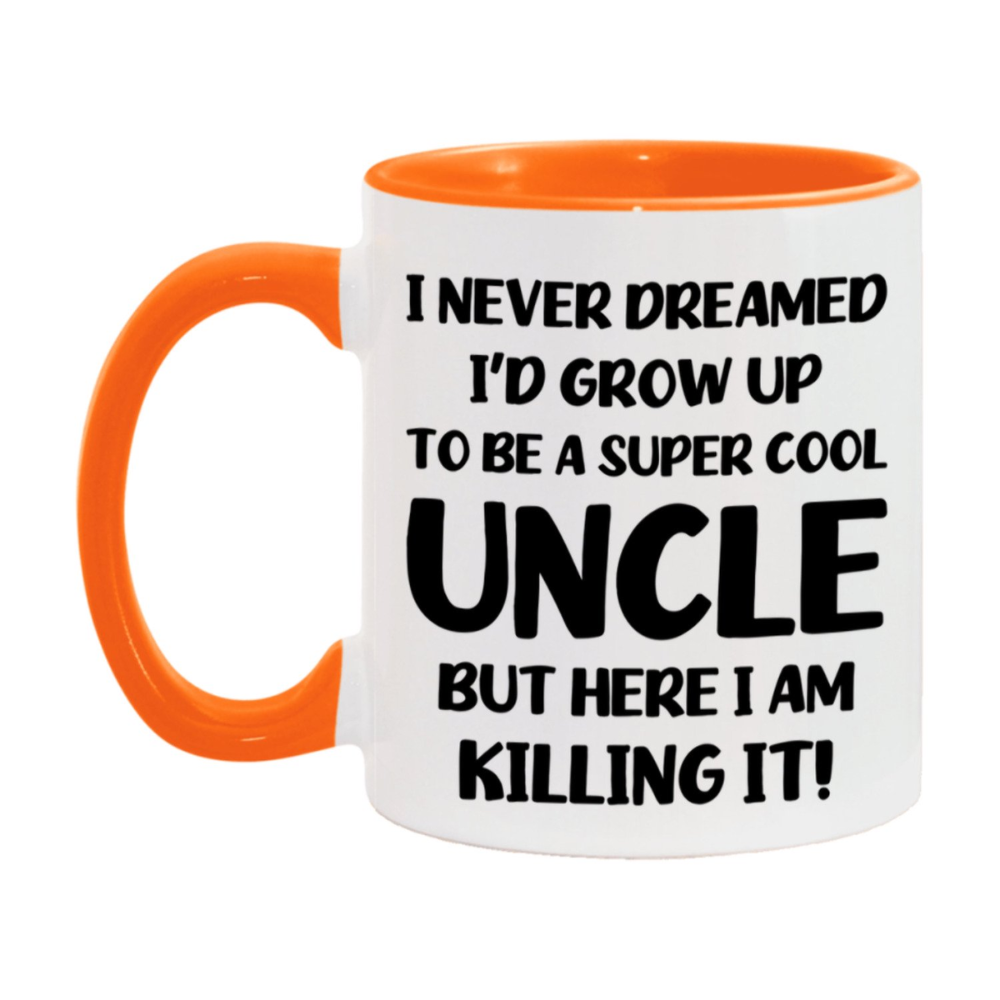 Ceramic Super Cool Uncle Coffee Mug Funny Quote Drinkware