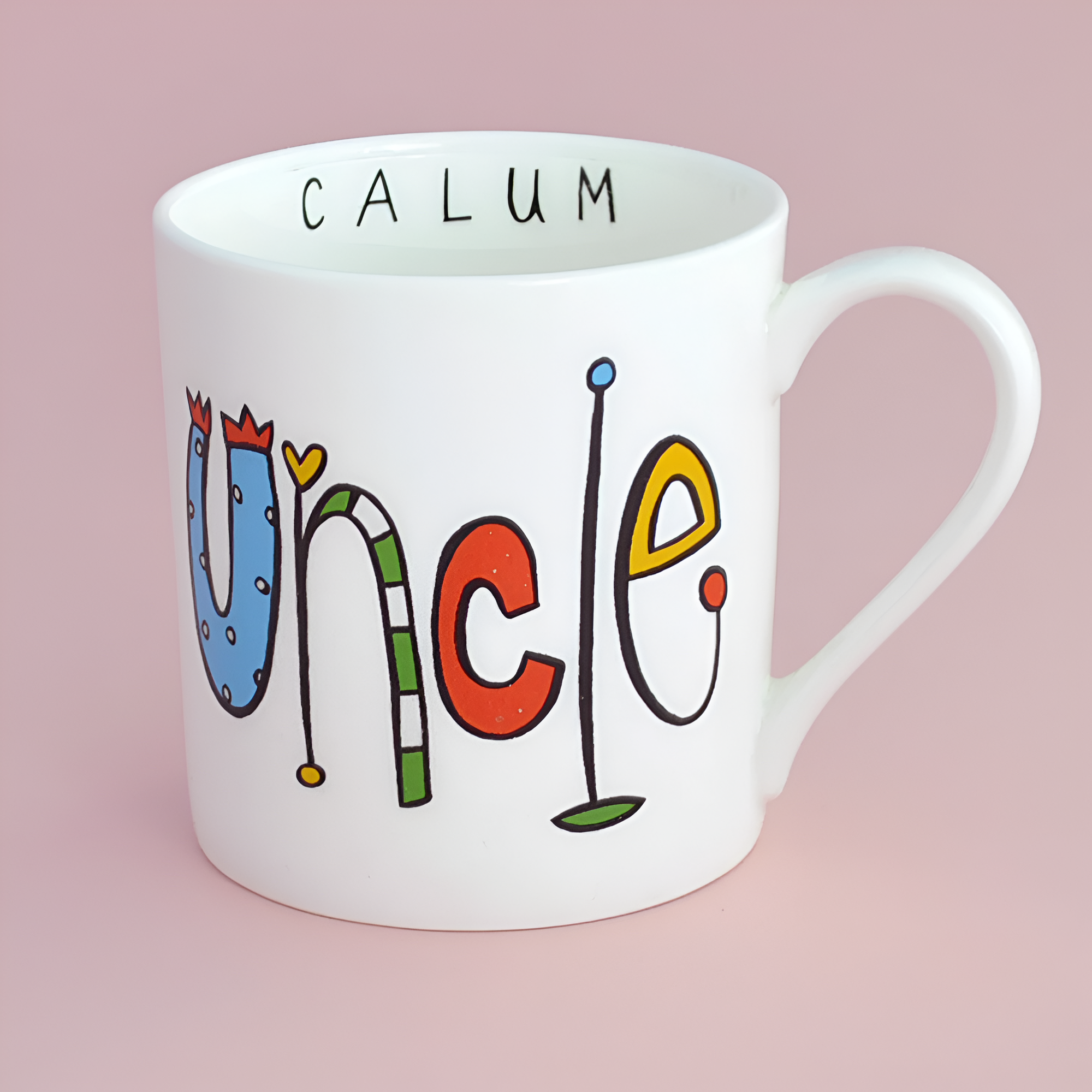 Personalized Uncle Name Ceramic Coffee Mug