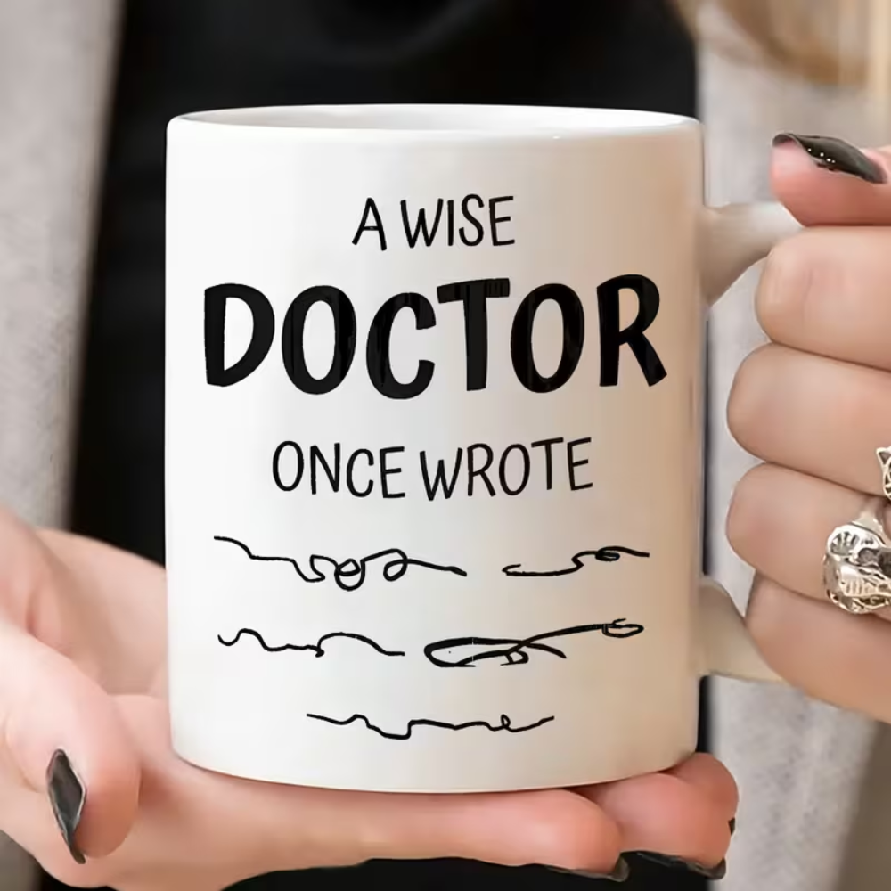 11 oz Ceramic Doctor Quote Coffee Mug Drinkware 1pc
