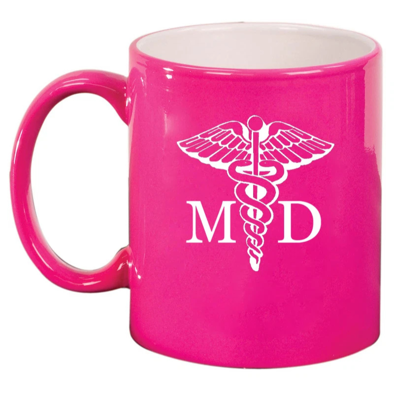 Ceramic Coffee Tea Mug Glass Cup MD Medical Doctor