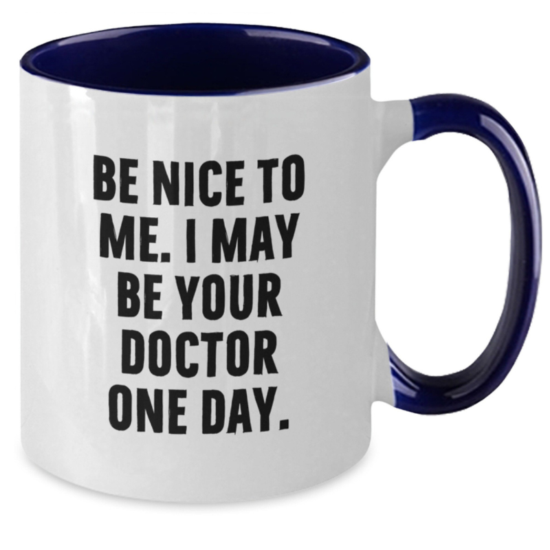 Funny Doctor Gifts from Friends To Doctor Graduation Unique Two Tone Coffee Mugs