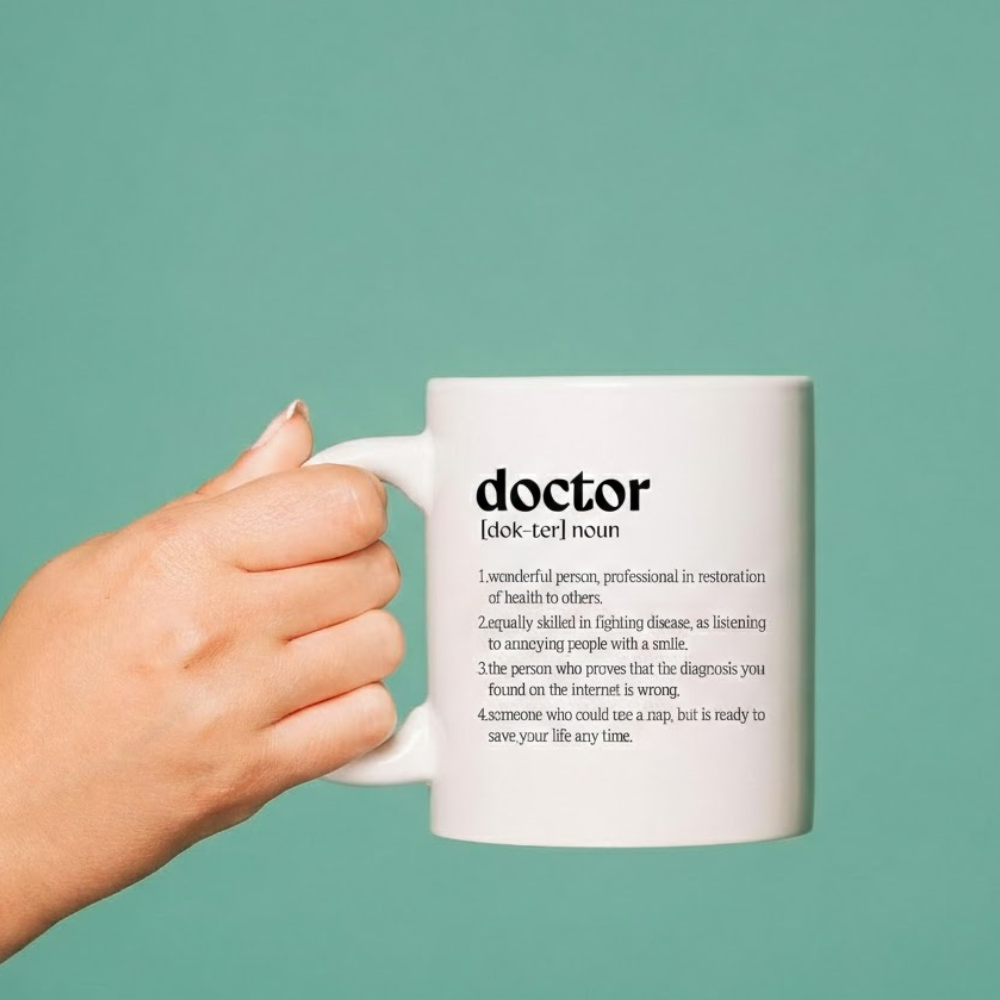 11 oz Ceramic Doctor Definition Coffee Mug Graduation Drinkware
