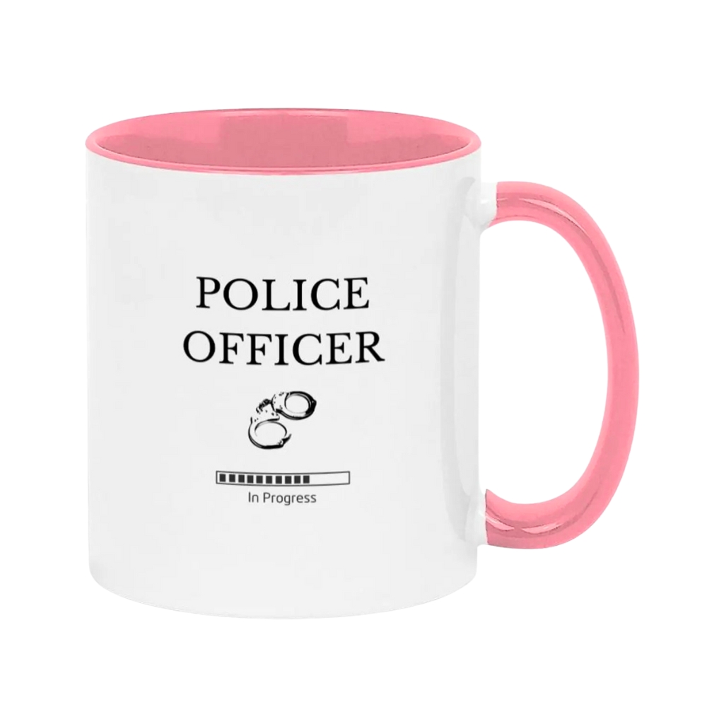 Police Officer Mug, Funny Future Police Officer Gift, Police Officer In Progress Mug