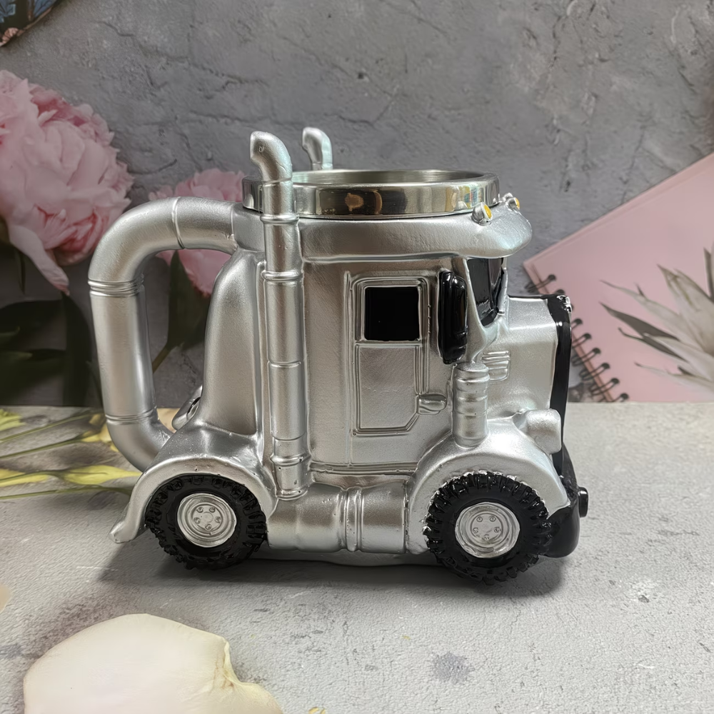 Truck Shaped Resin Coffee Mug for Home Decor