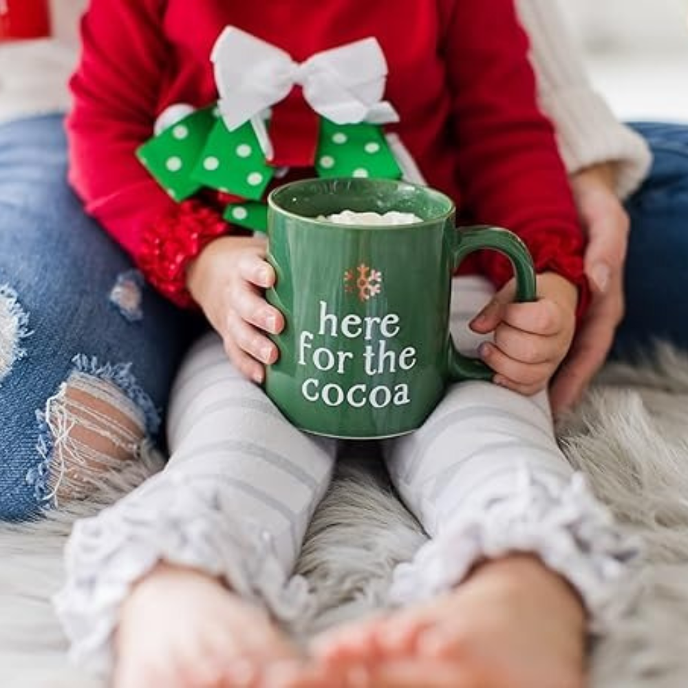 Set Of 2 Matching Christmas Mugs