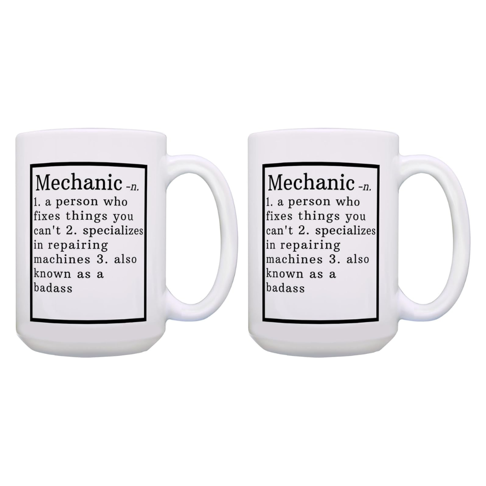 Mechanic Appreciation Definition Printed Coffee Mug