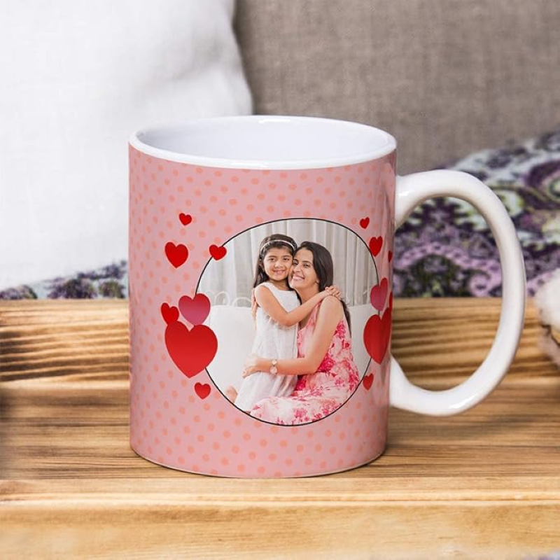 Mothers Day Forever Together Mug With Customized Mother Daughter Picture-Mineral Mug