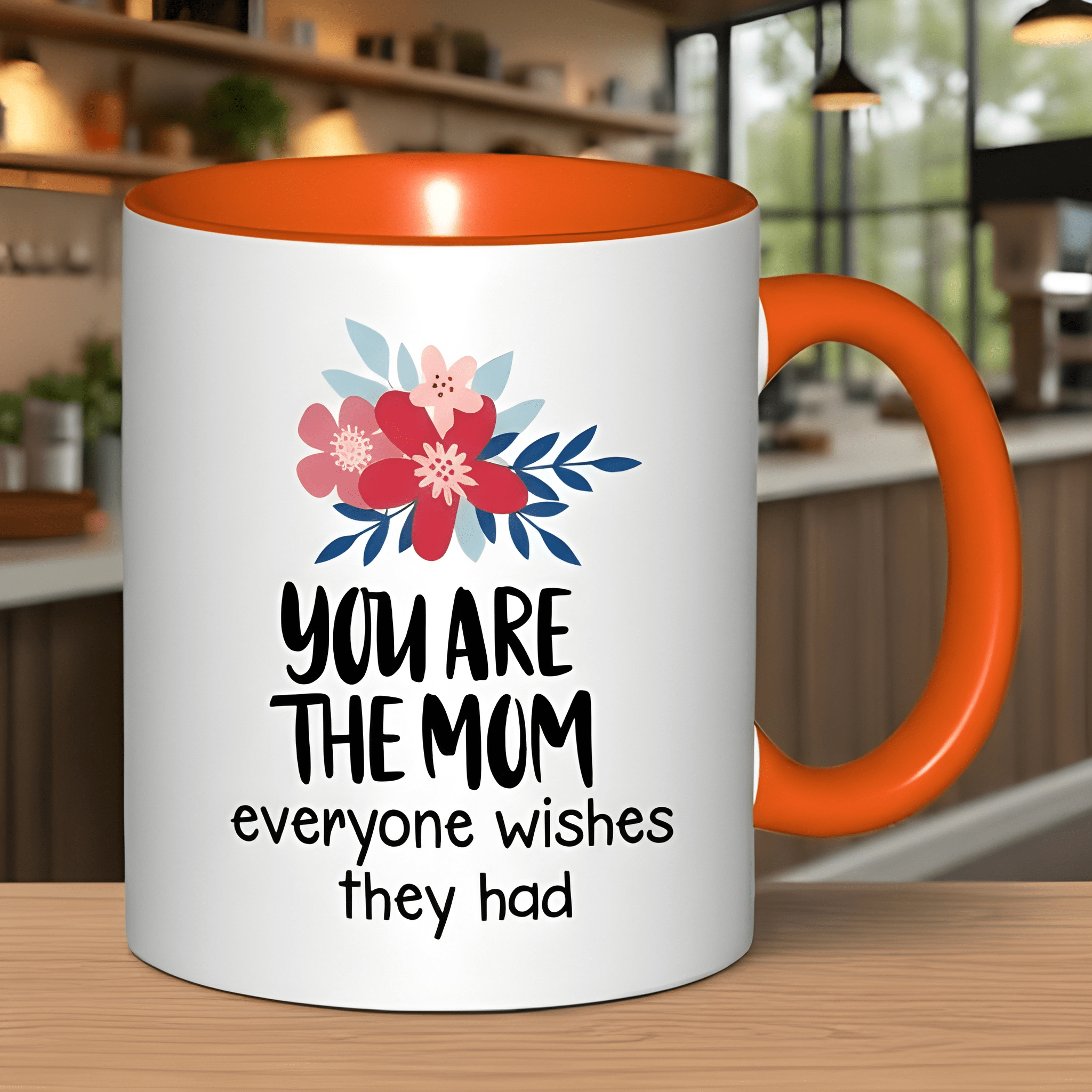 Ceramic Coffee Mug With Floral You Are The Mum Design Mothers Day Gift