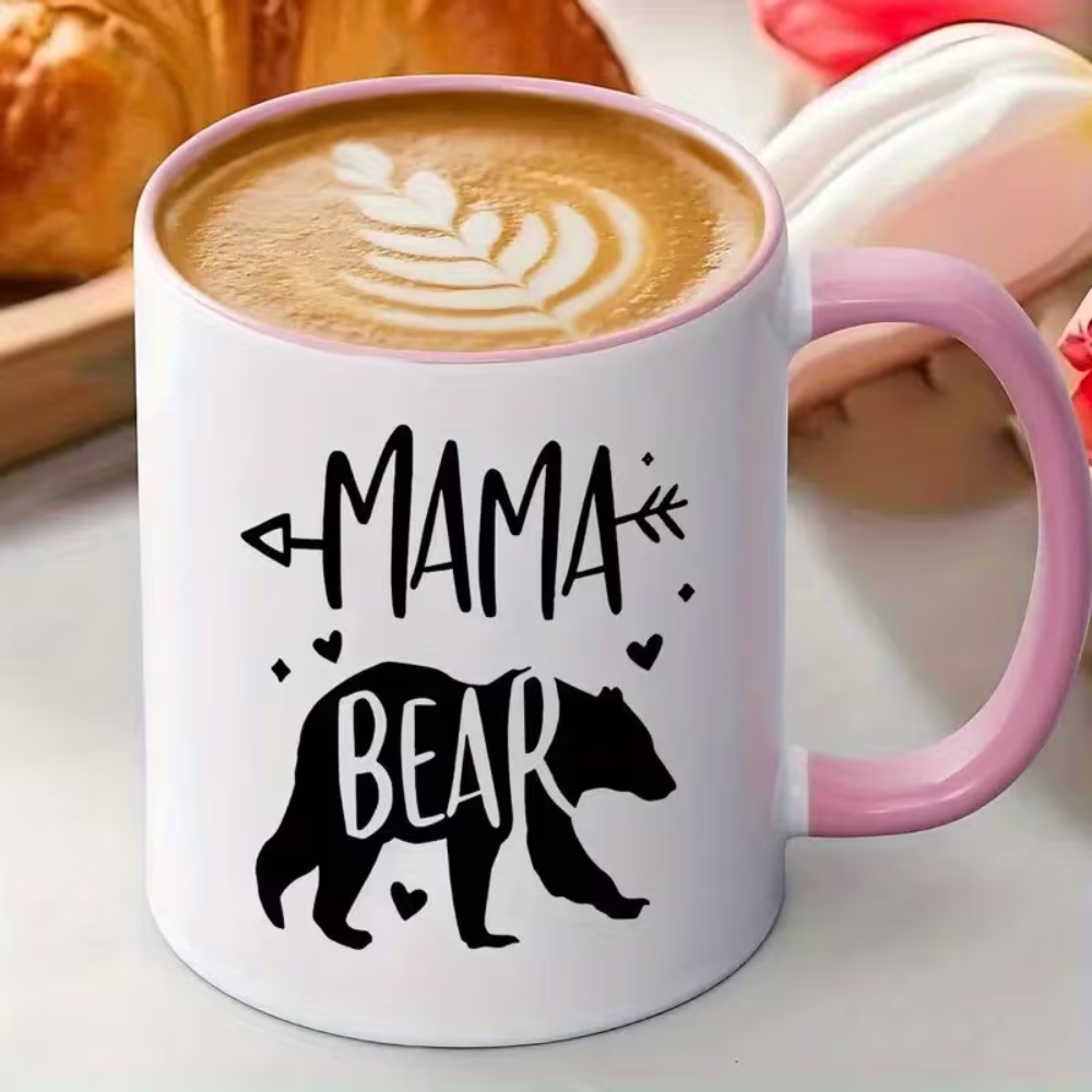 1 Piece 11Oz Ceramic Coffee Mug Mama Bear Mothers Day Cup