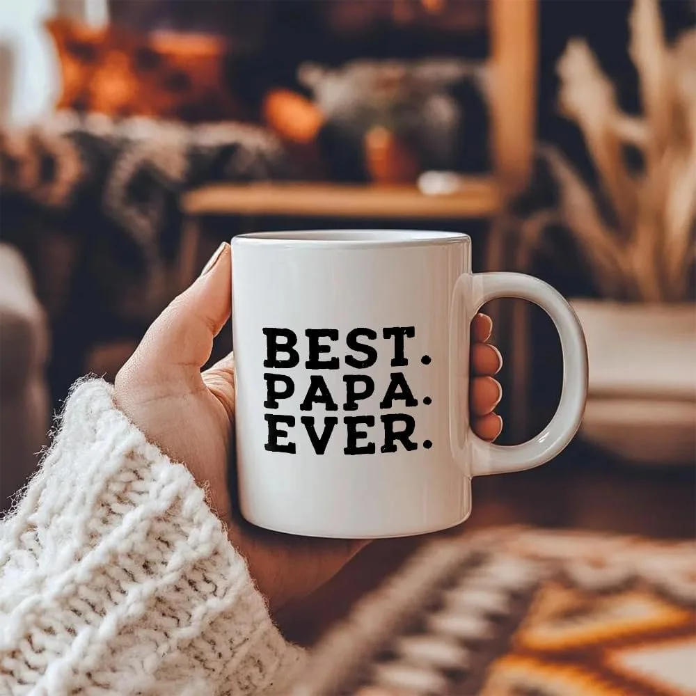 Best Dad in the Mug, 11 oz, Funny Space Father’s Day Gift, Cool Coffee Cup for Dad from Kids,Unique Fathers Day Present Idea for Daddy Husband Men Him